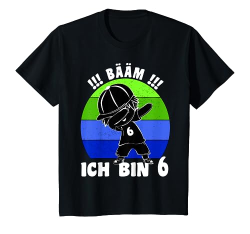 Kinder Bääm Geburtstag ich bin 6. T-Shirt von Geburtstag ich bin 6. Geburtstags Geschenk