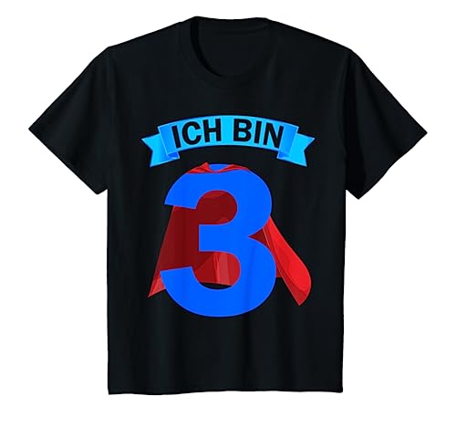 Kinder 3th Birthday Boy Gifts Idea Outfit Ich Bin Schon 3 T-Shirt von Geburtstag shirts für Jungen und Mädchen