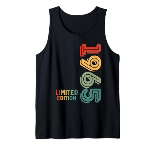 60th Birthday Man Woman 60 Years 1965 Decorative Funny Tank Top von Geburtstags 60 Jahre Mann Frau Damen Herren Tee