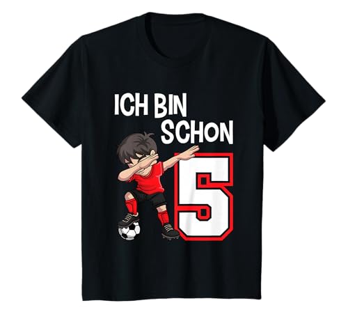 5. Geburtstag Fussball Jungen 5 Jahre Fußballer Geschenk T-Shirt 5. Geburtstag Fussball Jungen 5 Jahre Fußballer Geschenk T-Shirt von Geburtstags Fussball Design für Jungen & Mädchen