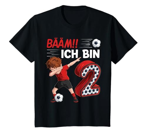 Kinder 2. geburtstag junge Fussball 2 Jahre Fußballer Geschenk T-Shirt Kinder 2. geburtstag junge Fussball 2 Jahre Fußballer Geschenk T-Shirt von Geburtstags Fussball Kinder Design für Jungen