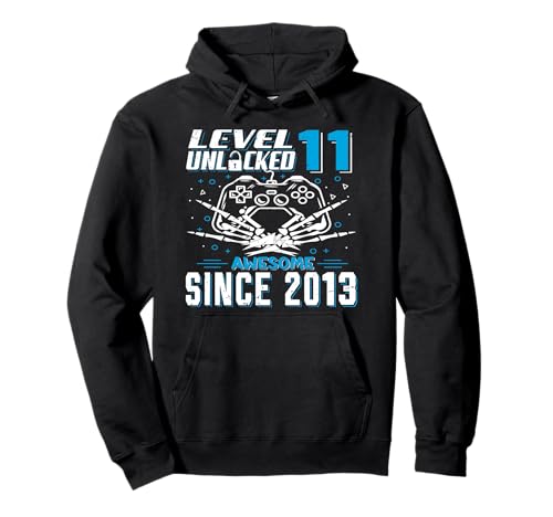 level 11 freigeschaltet jungen gamer geburtstag 11 jahre Pullover Hoodie level 11 freigeschaltet jungen gamer geburtstag 11 jahre Pullover Hoodie von Geburtstags Gamer Outfits