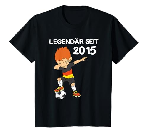 Kinder Fußball TShirt legendär seit 2015 Geburtstag Jungen T-Shirt Kinder Fußball TShirt legendär seit 2015 Geburtstag Jungen T-Shirt von Geburtstags Kinder Fussball T-Shirt für Jungen