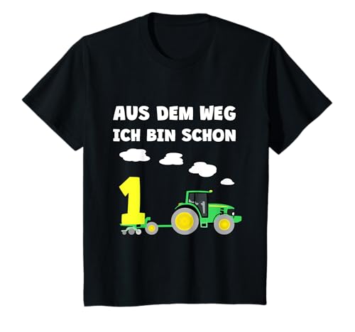 Kinder 1. Geburtstag Ich bin schon 1 Jahre Traktor Trecker T-Shirt Kinder 1. Geburtstag Ich bin schon 1 Jahre Traktor Trecker T-Shirt von Geburtstags Kinder Traktor Design für Jungen &