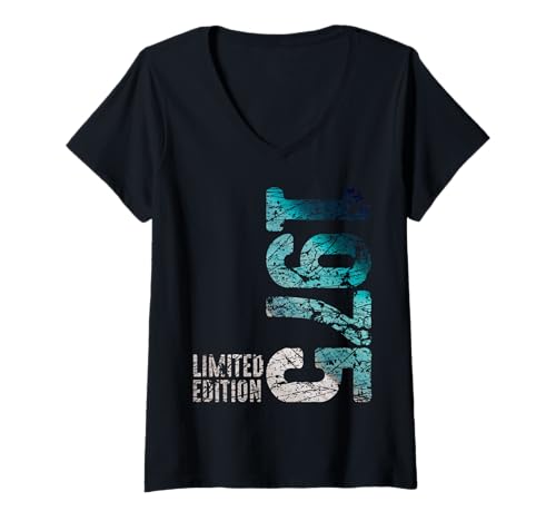 Damen 50. Geburtstag Mann Frau 50 Jahre 1975 Deko Lustig Geschenk T-Shirt mit V-Ausschnitt Damen 50. Geburtstag Mann Frau 50 Jahre 1975 Deko Lustig Geschenk T-Shirt mit V-Ausschnitt von Geburtstags TShirt 50 Jahre Mann Frau Damen Herren
