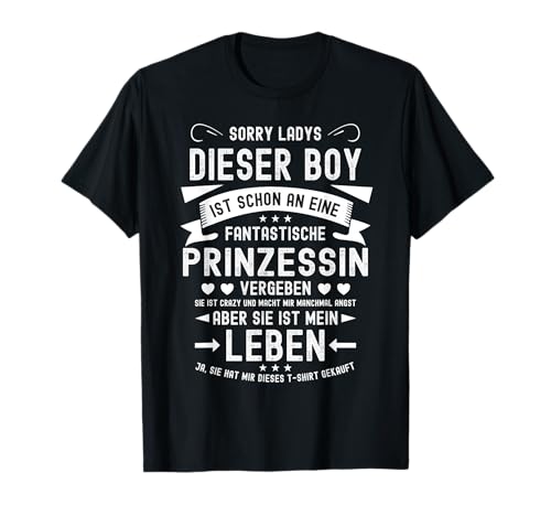 Sorry Ladys Boy Ist Vergeben - Lustiges Geschenk Für Ihn T-Shirt Sorry Ladys Boy Ist Vergeben - Lustiges Geschenk Für Ihn T-Shirt von Geburtstags- & Valentinstags Geschenk Für Männer