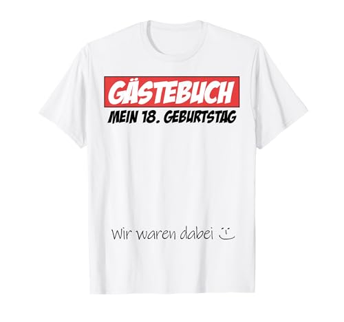 18. Geburtstag Junge Mädchen 18 Jahre 2007 Lustig Geschenk T-Shirt von T-Shirt 18. Geburtstag Junge Mädchen 18 Jahre Deko