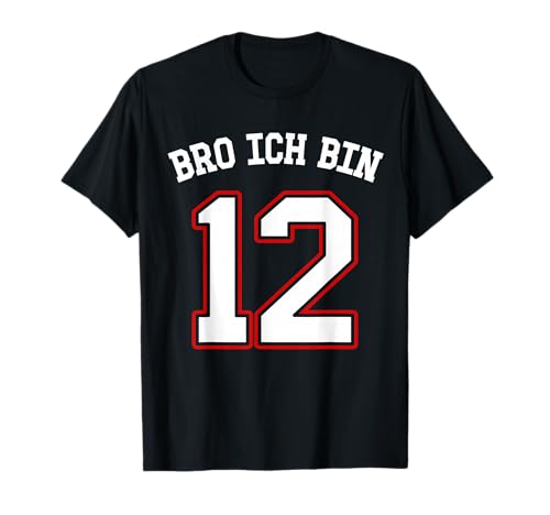 Ich bin 12 Jahre alt Mädchen Junge 12. Geburtstag Bro T-Shirt von Geburtstagsgeschenk 12. Geburtstag Junge Mädchen