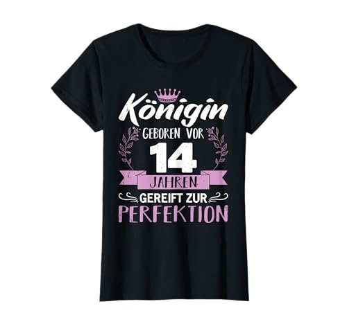 14. Geburtstag Mädchen Königin 14 Jahre Geburtstagsgeschenk T-Shirt 14. Geburtstag Mädchen Königin 14 Jahre Geburtstagsgeschenk T-Shirt von Geburtstagsgeschenk 14 Jahre Kinder Damen Geschenk