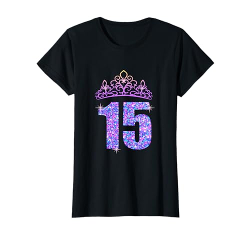 Damen 15ter Geburtstag Geschenk zum 15. Geburtstag Mädchen T-Shirt Damen 15ter Geburtstag Geschenk zum 15. Geburtstag Mädchen T-Shirt von Geburtstagsgeschenk 15 Jahre Geschenkidee