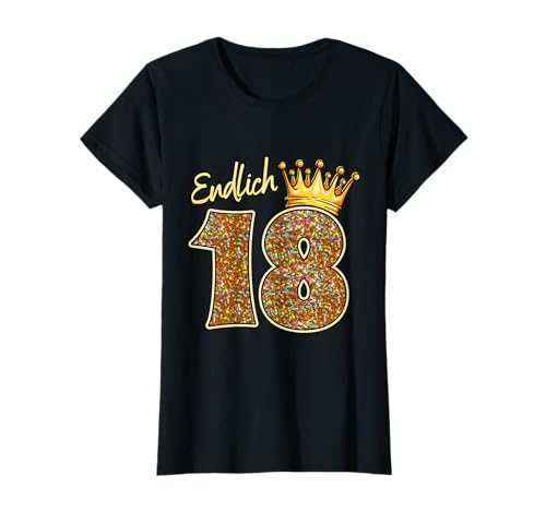 Damen 18ter Geburtstag Geschenk zum 18. Geburtstag Mädchen T-Shirt Damen 18ter Geburtstag Geschenk zum 18. Geburtstag Mädchen T-Shirt von Geburtstagsgeschenk 18 Jahre Geschenkidee