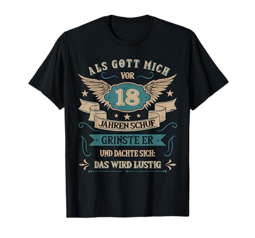 18. Geburtstag Junge Mädchen 18 Jahre Geburtstagsgeschenk T-Shirt 18. Geburtstag Junge Mädchen 18 Jahre Geburtstagsgeschenk T-Shirt von Geburtstagsgeschenk 18 Jahre Herren Damen Geschenk