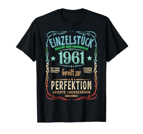 64. Geburtstag Mann Geb. 64 Jahre Männer 1961 Geschenk T-Shirt 64. Geburtstag Mann Geb. 64 Jahre Männer 1961 Geschenk T-Shirt von Geburtstagsgeschenk 1961 geboren Geschenkidee