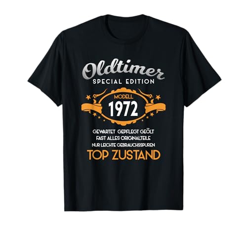 50. Geburtstag Oldtimer Herren Damen 1972 Spruch Lustig T-Shirt 50. Geburtstag Oldtimer Herren Damen 1972 Spruch Lustig T-Shirt von Geburtstagsgeschenk 1972 50 Jahre für 2022