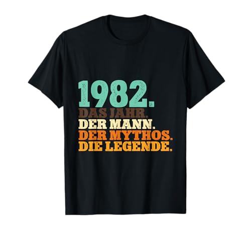 1982 Männer Geburtstag T-Shirt 1982 Männer Geburtstag T-Shirt von Geburtstagsgeschenk 1982