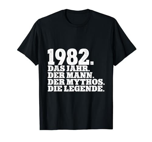 1982 Männer Geburtstag T-Shirt 1982 Männer Geburtstag T-Shirt von Geburtstagsgeschenk 1982