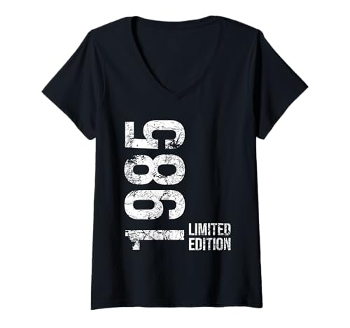 Damen 40. Geburtstag Mann Frau 40 Jahre 1985 Geburtstags T-Shirt mit V-Ausschnitt Damen 40. Geburtstag Mann Frau 40 Jahre 1985 Geburtstags T-Shirt mit V-Ausschnitt von Geburtstagsgeschenk 1985 40 Jahre Damen Herren