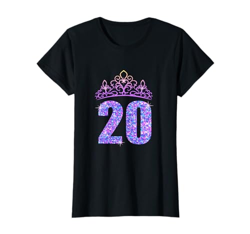 Damen Geschenk zum 20. Geburtstag für Mädchen zum 20. Geburtstag T-Shirt Damen Geschenk zum 20. Geburtstag für Mädchen zum 20. Geburtstag T-Shirt von Geburtstagsgeschenk 20 Jahre Geschenkidee