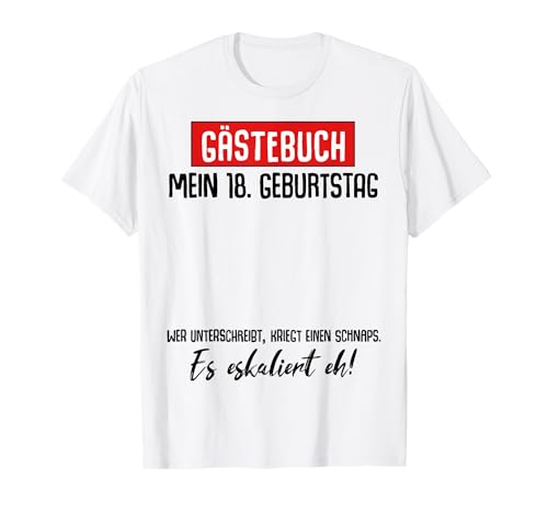 18. Geburtstag Junge Mädchen 18 Jahre 2007 Lustig Geschenk T-Shirt von T-Shirt 18. Geburtstag Junge Mädchen 18 Jahre Deko