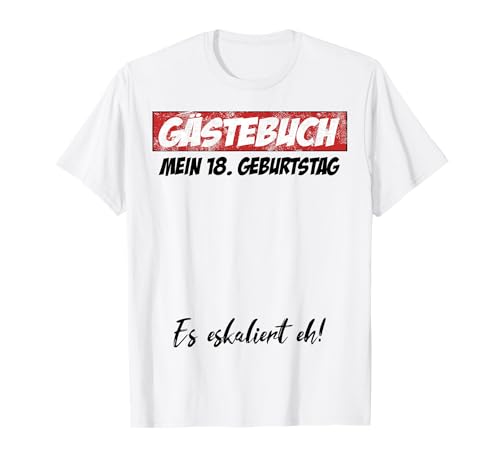 18. Geburtstag Junge Mädchen 18 Jahre 2007 Lustig Geschenk T-Shirt von T-Shirt 18. Geburtstag Junge Mädchen 18 Jahre Deko