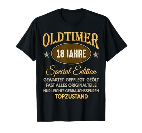 18. Geburtstag Junge Mädchen 18 Jahre 2007 Lustig Geschenk T-Shirt von T-Shirt 18. Geburtstag Junge Mädchen 18 Jahre Deko