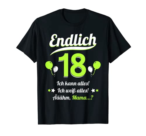 18. Geburtstag Junge Mädchen 18 Jahre 2006 Lustig Geschenk T-Shirt von Geburtstagsgeschenk Damen Herren 2006 Geschenkidee