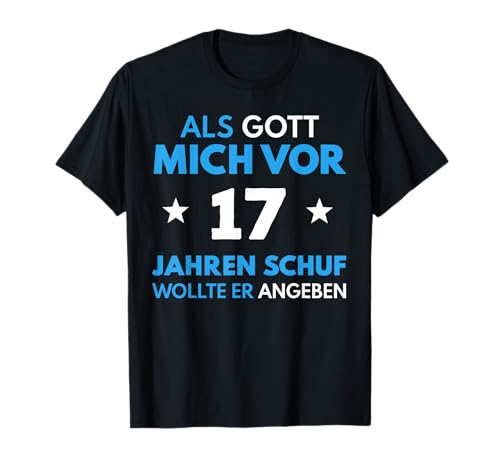 17. Geburtstag Junge Mädchen 17 Jahre 2007 Lustig Geschenk T-Shirt von Geburtstagsgeschenk Damen Herren 2007 Geschenkidee