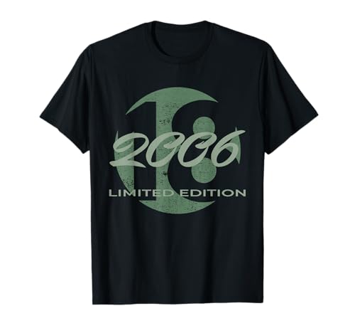 18. Geburtstag Junge Mädchen 18 Jahre 2006 Jahrgang T-Shirt 18. Geburtstag Junge Mädchen 18 Jahre 2006 Jahrgang T-Shirt von Geburtstagsgeschenk 2006 Jahrgang Jungen Mädchen