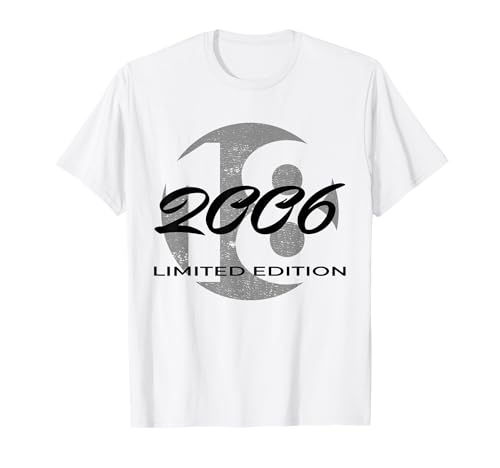 18. Geburtstag Junge Mädchen 18 Jahre 2006 Jahrgang T-Shirt 18. Geburtstag Junge Mädchen 18 Jahre 2006 Jahrgang T-Shirt von Geburtstagsgeschenk 2006 Jahrgang Jungen Mädchen