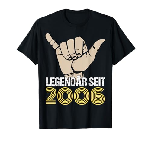 19. Geburtstag Junge Mädchen 19 Jahre 2006 Lustig Geschenk T-Shirt von T-Shirt 19. Geburtstag Junge Mädchen 19 Jahre Deko