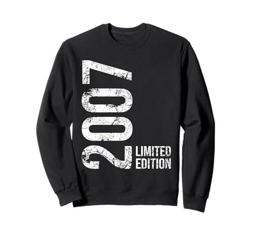 18. Geburtstag Junge Mädchen 18 Jahre 2007 Geschenkidee Sweatshirt von Geburtstag Geschenke 2007 18 Jahre Jungen Mädchen