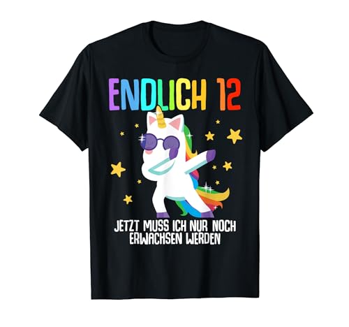 12. Geburtstag Junge Mädchen 12 Jahre 2012 Lustig Geschenk T-Shirt von 12. Geburtstag Mädchen 12. Geburtstag Deko Junge