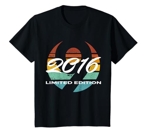 Kinder 9. Geburtstag Mädchen Junge 9 Jahre 2016 Jahrgang T-Shirt von Geburtstagsgeschenk 2016 Jahrgang Jungen Mädchen