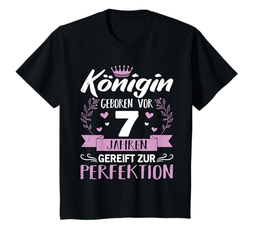 7. Geburtstag Mädchen Königin 7 Jahre Geburtstagsgeschenk T-Shirt 7. Geburtstag Mädchen Königin 7 Jahre Geburtstagsgeschenk T-Shirt von Geburtstagsgeschenk 7 Jahre Kinder Damen Geschenk