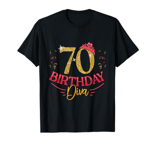 70. Geburtstag 70 BIRTHDAY QUEEN Lustiges Frauen 70 Jahre T-Shirt 70. Geburtstag 70 BIRTHDAY QUEEN Lustiges Frauen 70 Jahre T-Shirt von Geburtstagsgeschenk 70. Geburtstag Frauen 70 Jahre