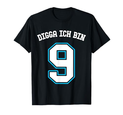 Ich bin 9 Jahre alt Mädchen Junge 9. Geburtstag Digga T-Shirt Ich bin 9 Jahre alt Mädchen Junge 9. Geburtstag Digga T-Shirt von Geburtstagsgeschenk 9. Geburtstag Junge Mädchen