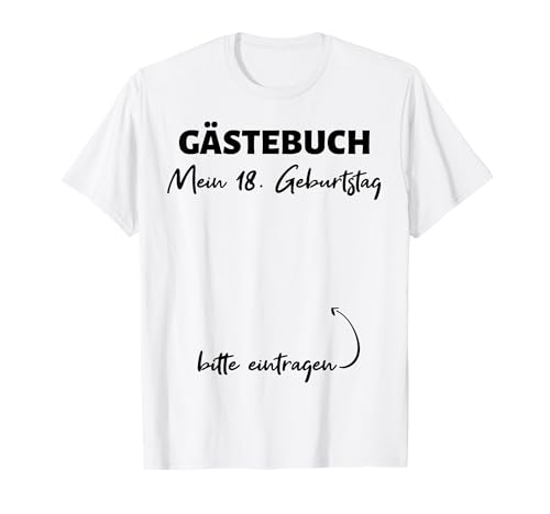 18. Geburtstag Junge Mädchen 18 Jahre 2007 Lustig Geschenk T-Shirt von T-Shirt 18. Geburtstag Junge Mädchen 18 Jahre Deko