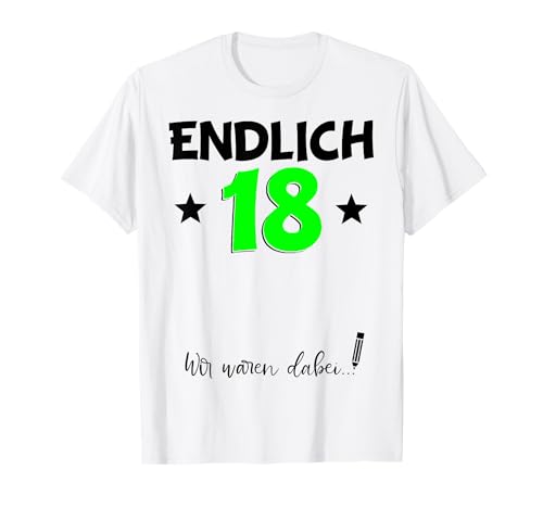 18. Geburtstag Junge Mädchen 18 Jahre 2007 Lustig Geschenk T-Shirt von T-Shirt 18. Geburtstag Junge Mädchen 18 Jahre Deko