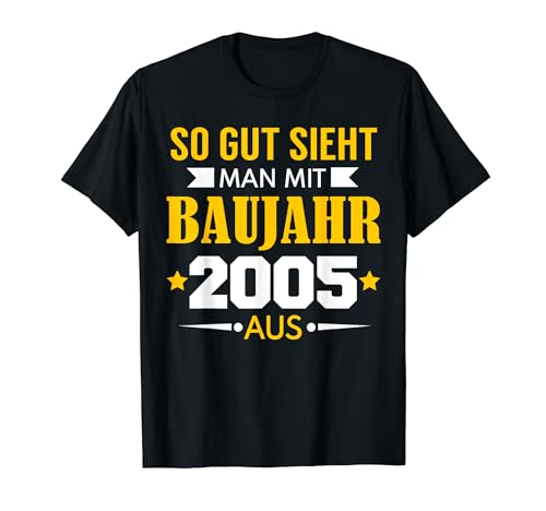 19. Geburtstag Junge Mädchen 19 Jahre 2005 Lustig Geschenk T-Shirt von Geburtstagsgeschenk Damen Herren 2005 Geschenkidee