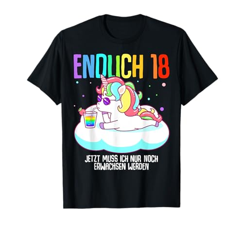 18. Geburtstag Junge Mädchen 18 Jahre 2007 Lustig Geschenk T-Shirt von T-Shirt 18. Geburtstag Junge Mädchen 18 Jahre Deko