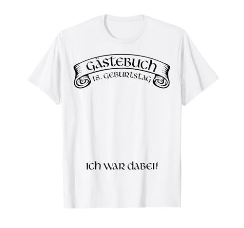 18. Geburtstag Junge Mädchen 18 Jahre 2007 Lustig Geschenk T-Shirt von T-Shirt 18. Geburtstag Junge Mädchen 18 Jahre Deko