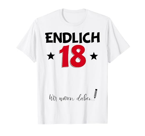 18. Geburtstag Junge Mädchen 18 Jahre 2007 Lustig Geschenk T-Shirt von T-Shirt 18. Geburtstag Junge Mädchen 18 Jahre Deko