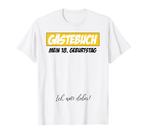 18. Geburtstag Junge Mädchen 18 Jahre 2007 Lustig Geschenk T-Shirt von T-Shirt 18. Geburtstag Junge Mädchen 18 Jahre Deko