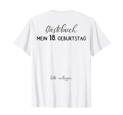 18. Geburtstag Junge Mädchen 18 Jahre 2007 Lustig Geschenk T-Shirt von T-Shirt 18. Geburtstag Junge Mädchen 18 Jahre Deko