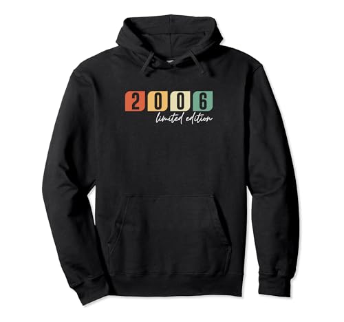 18. Geburtstag Junge Mädchen 18 Jahre 2006 Lustig Geschenk Pullover Hoodie von Geburtstagsgeschenk Damen Herren 2006 Geschenkidee