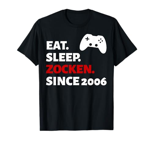 19. Geburtstag Junge Mädchen 19 Jahre 2006 Lustig Geschenk T-Shirt von T-Shirt 19. Geburtstag Herren Damen 19 Jahre Deko