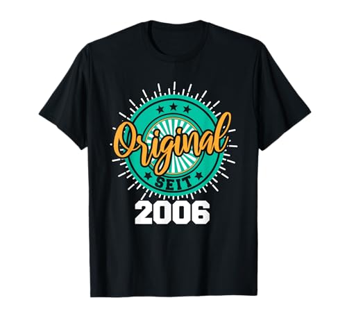 19. Geburtstag Junge Mädchen 19 Jahre 2006 Lustig Geschenk T-Shirt von T-Shirt 19. Geburtstag Herren Damen 19 Jahre Deko