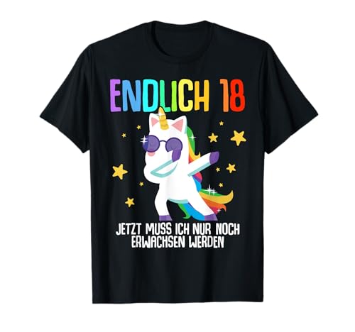 18. Geburtstag Junge Mädchen 18 Jahre 2007 Lustig Geschenk T-Shirt von T-Shirt 18. Geburtstag Junge Mädchen 18 Jahre Deko