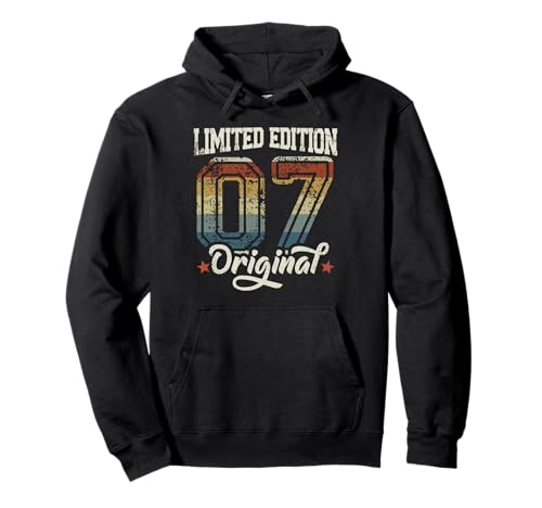 18. Geburtstag Junge Mädchen 18 Jahre 2007 Lustig Geschenk Pullover Hoodie von Geburtstagsgeschenk Damen Herren 2007 Geschenkidee