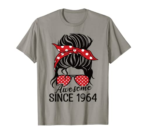 Vintage Awesome since 1964 Frau und Mädchen Geboren 1964 T-Shirt von Geburtstagsgeschenk Frauen Vintage Jahrgang 1964
